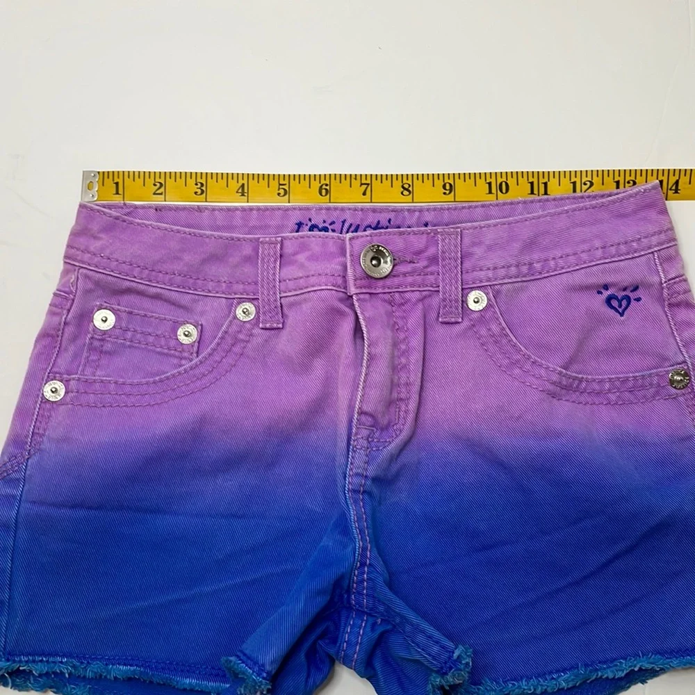 Justice Jeans 2 toned shorts youth size 14R
